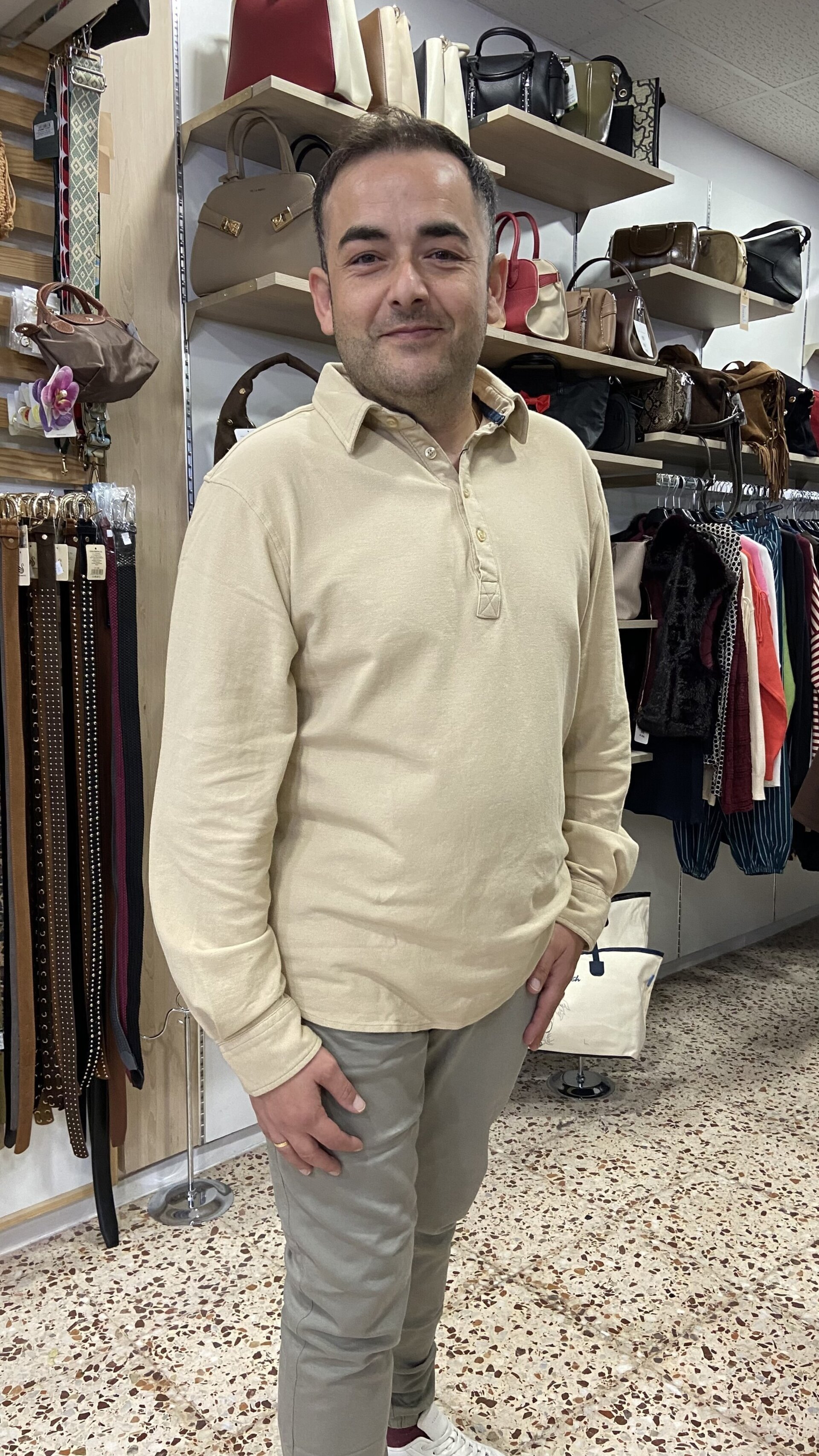 Pantalon Cargo Beige - 1