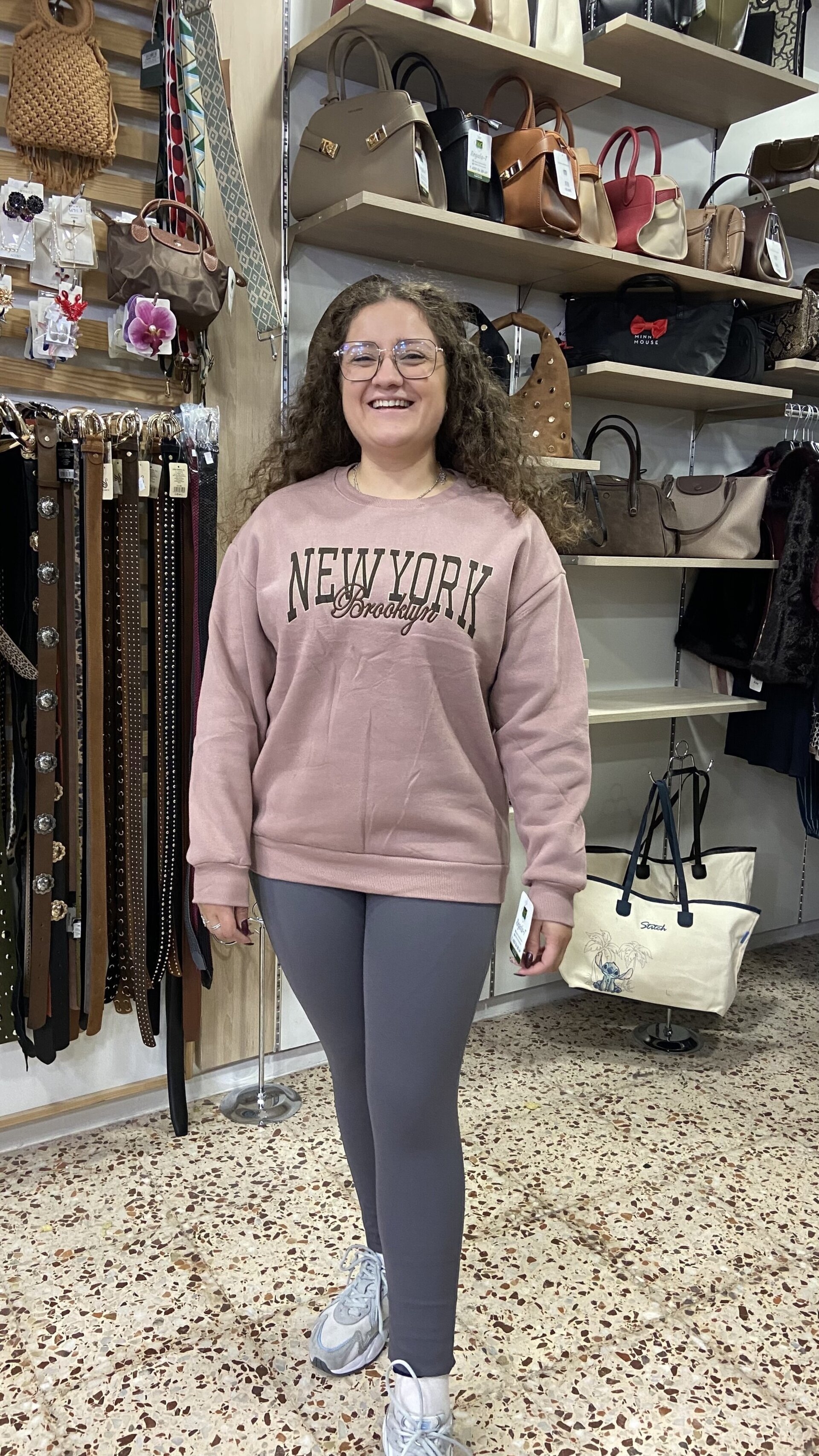 Sudadera New York Rosa - 2