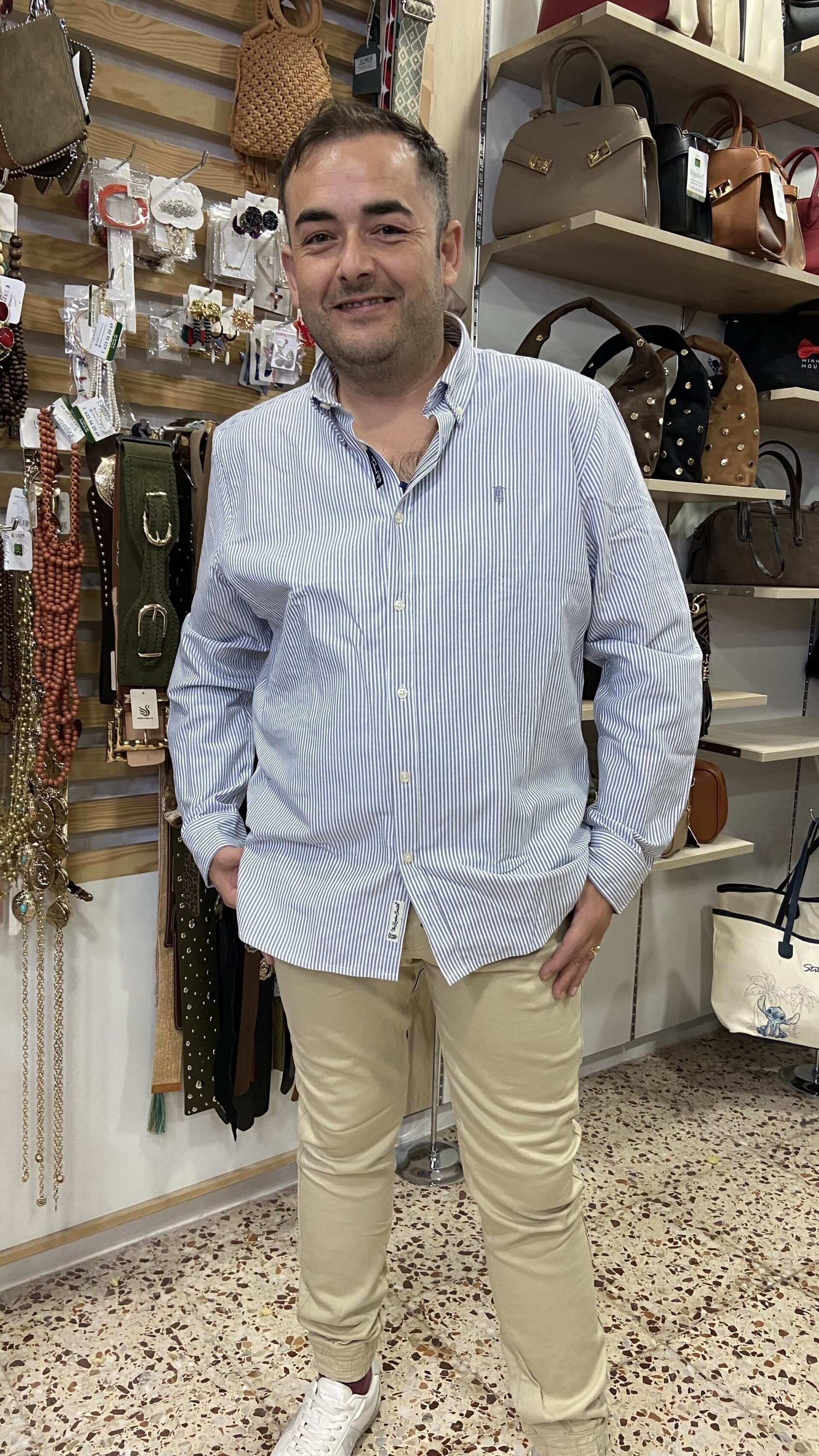 Camisa Oxford Azul Rayas - 2