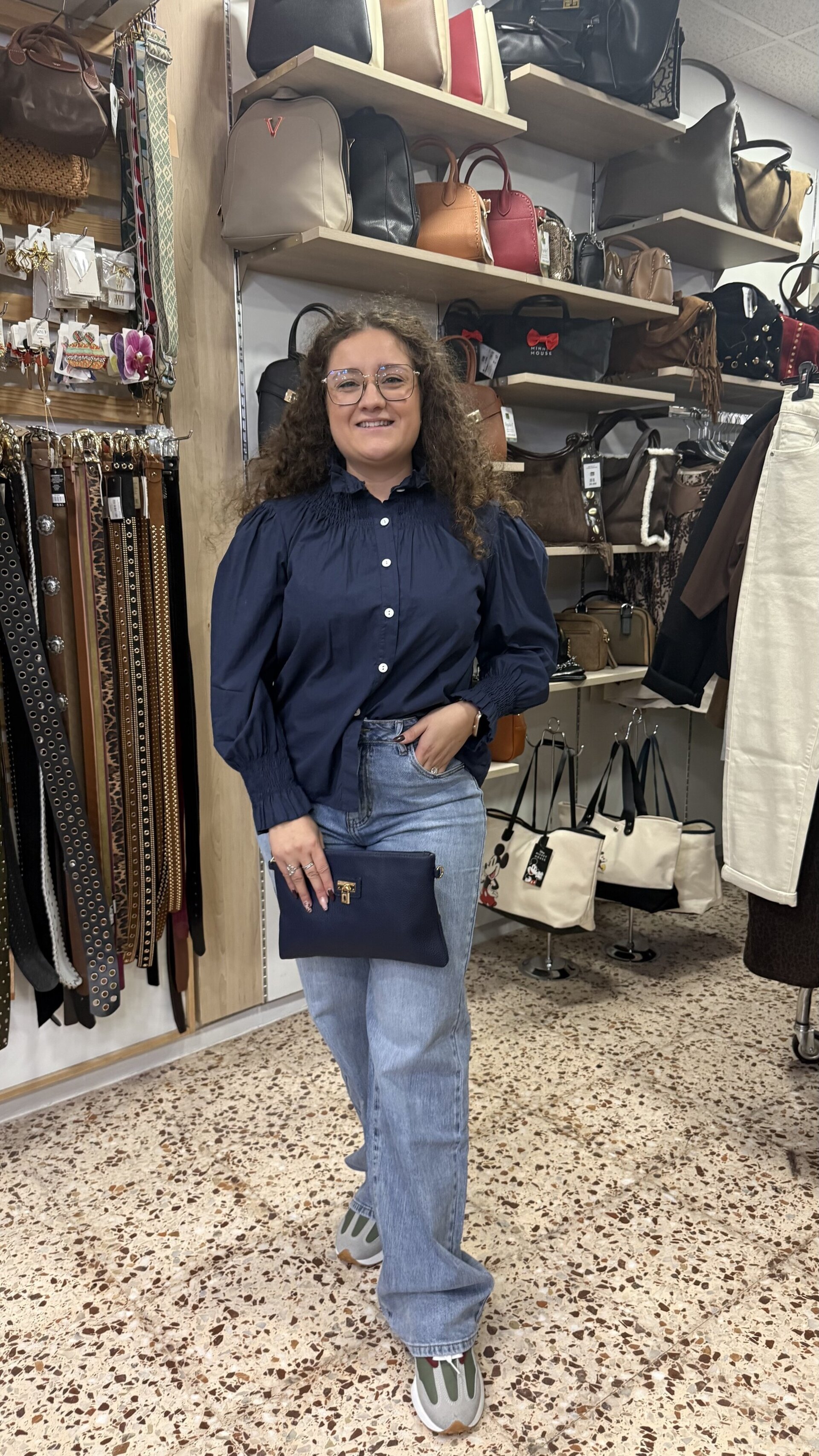 Blusa Carlota Azul Marino - 2