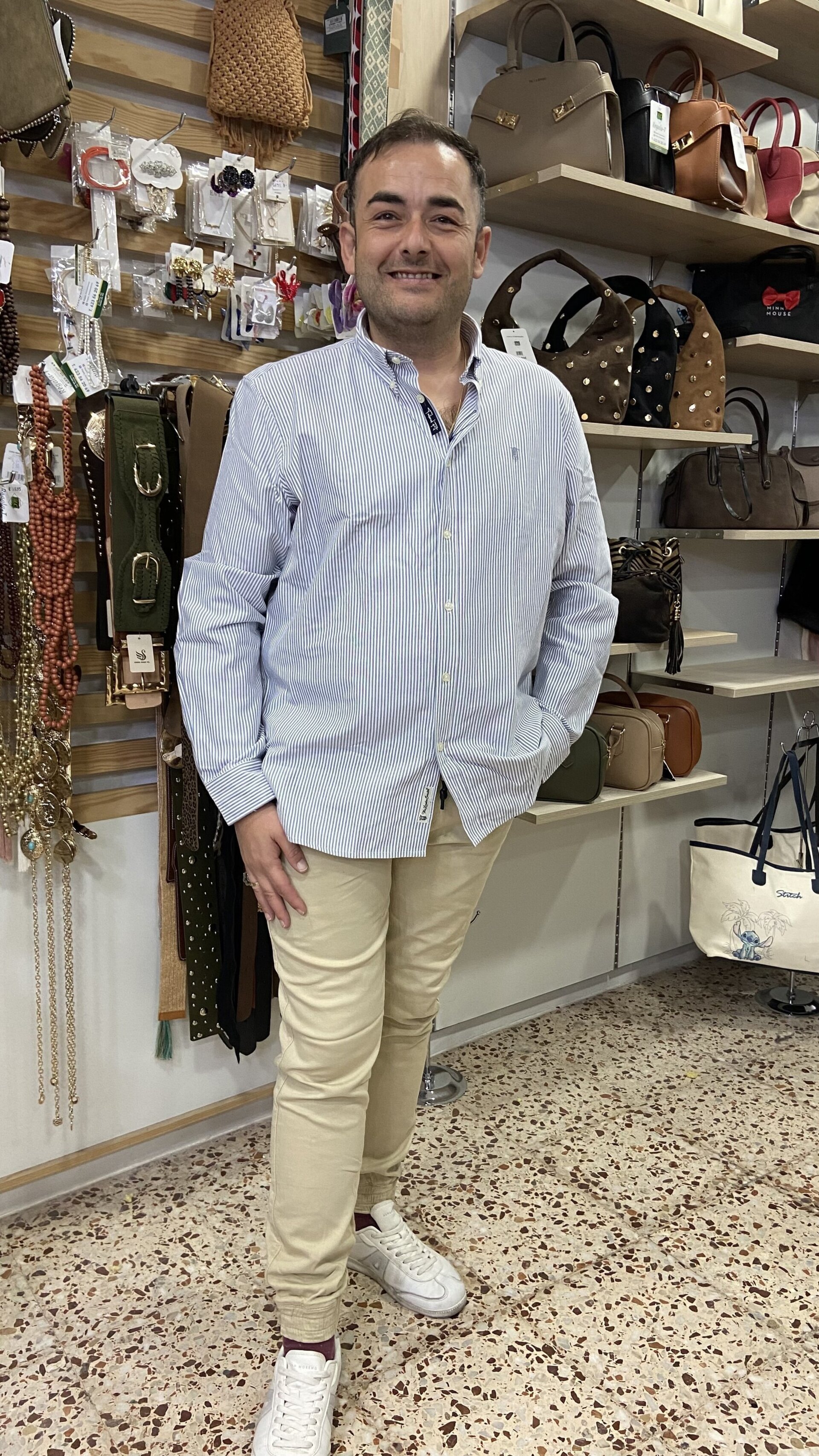 Camisa Oxford Azul Rayas - 4